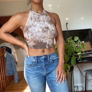 Ecote Tie Dye Halter Top